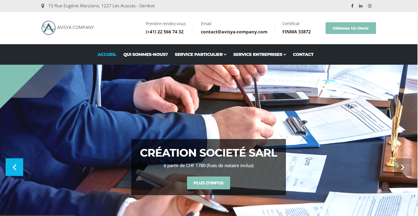 creation site web Tunisie